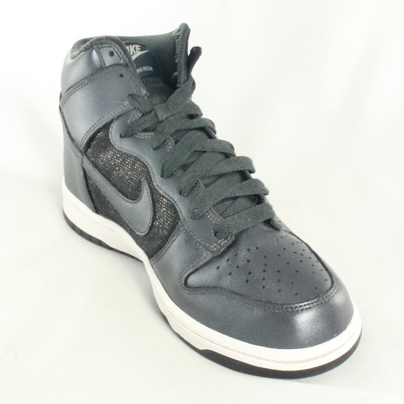 Nike Shoes - NIKE Dunk High 6.0 Black White Gray Sparkle Shoes